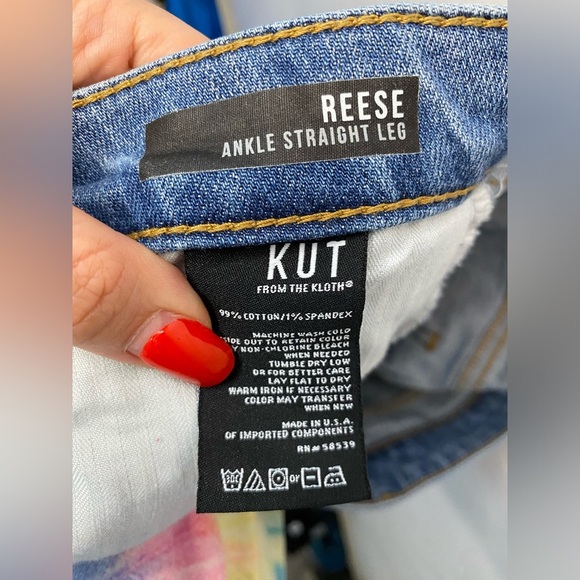 KUT from the Kloth Ankle Straight Leg Jeans - Picture 8 of 10